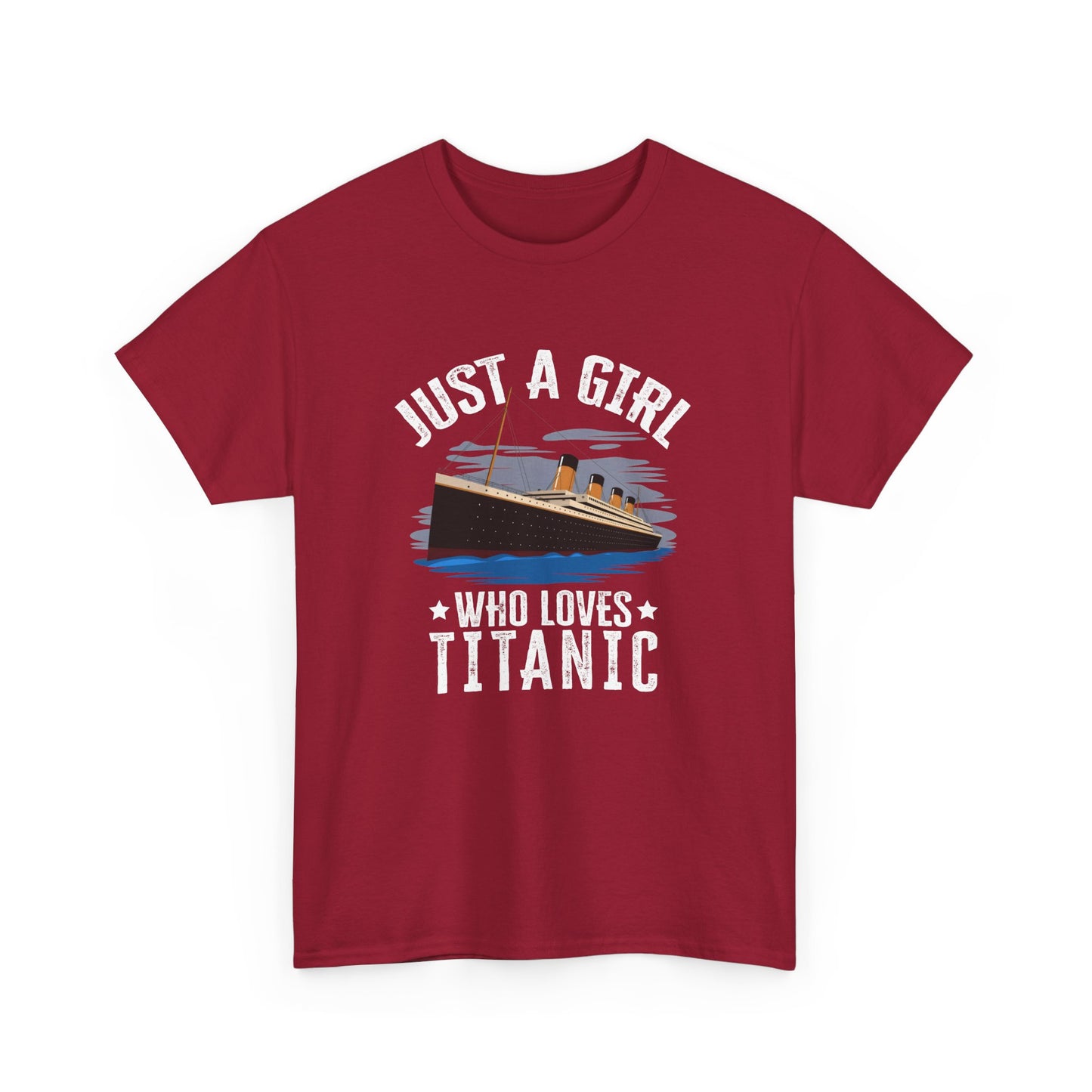 Just Girl Who Loves Titanic Girl Titanic Design for Women Gift Unisex T-Shirt