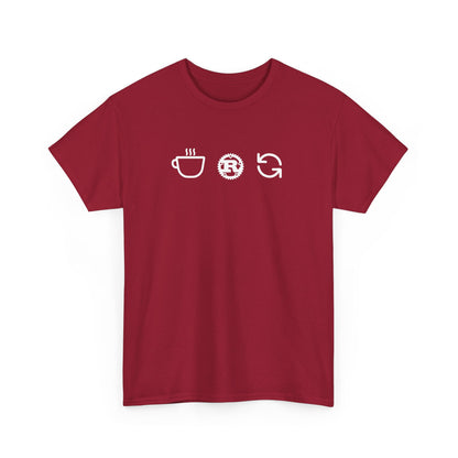 Rust Programming Logo Distressed Vintage Letter R Gift Unisex T-Shirt