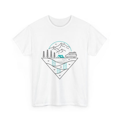 Camping Scouts Mountain Hiking Forest Campers Adventure Gift Unisex T-Shirt