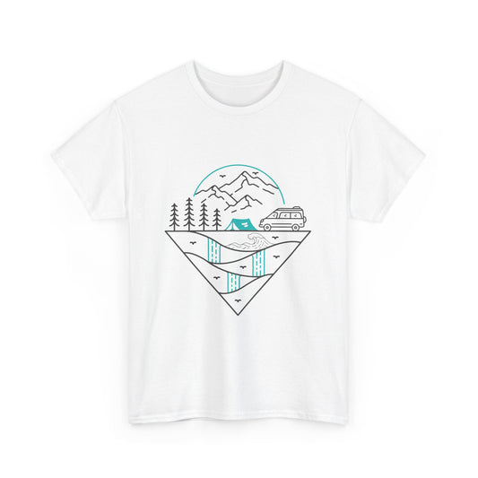 Camping Scouts Mountain Hiking Forest Campers Adventure Gift Unisex T-Shirt