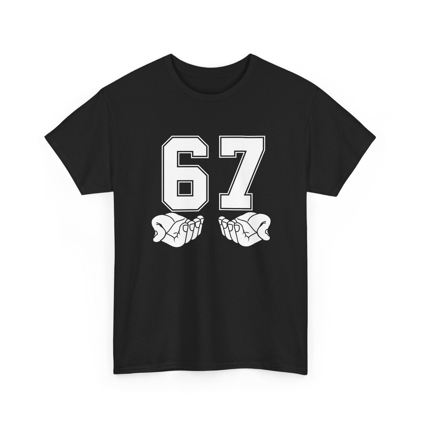 67 - Sixty Seven Number 67 Hand Gesture Meme Six Seven Meme Gift Unisex T-Shirt