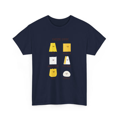 Cute Cheese Guide for People Who Love Cheeses Chef Cook Food Gift Unisex T-Shirt