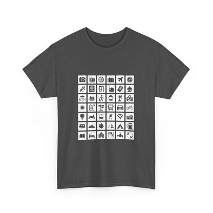 Travel Helper Tourist Help Tourism Icons for Places to Ask Gift Unisex T-Shirt