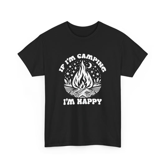 Camper Hiker Scout Camping Hiking Mountains Forest Vintage Gift Unisex T-Shirt