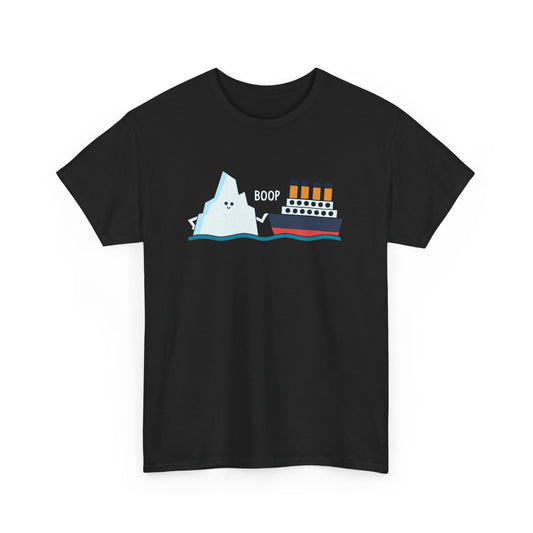 Titanic Funny Titanic and Iceberg Boop Parody for Boys Girls Gift Unisex T-Shirt