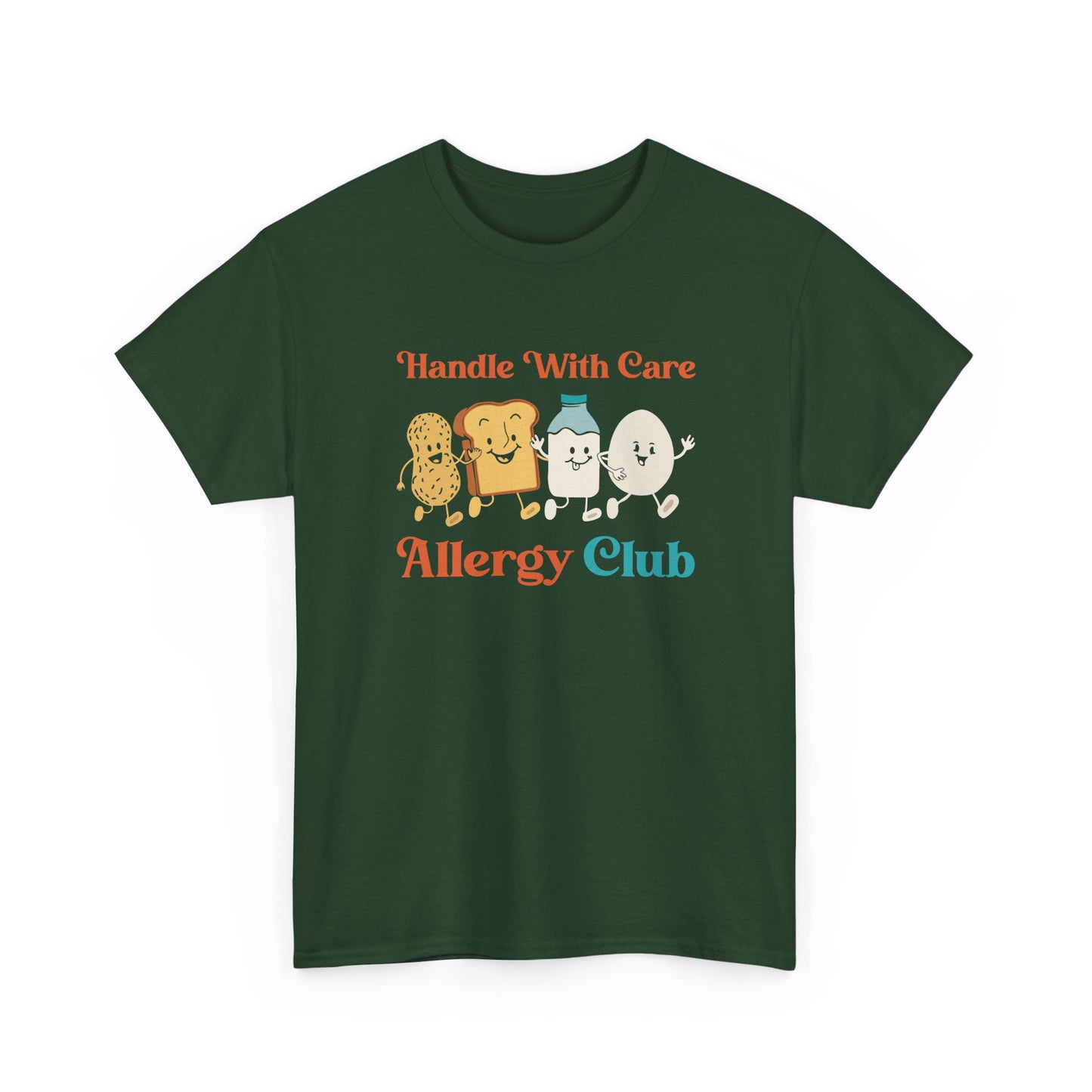Funny Allergy Club Handle Allergy With Care Food Allergic Gift Unisex T-Shirt