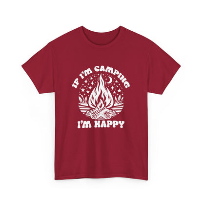 Camper Hiker Scout Camping Hiking Mountains Forest Vintage Gift Unisex T-Shirt