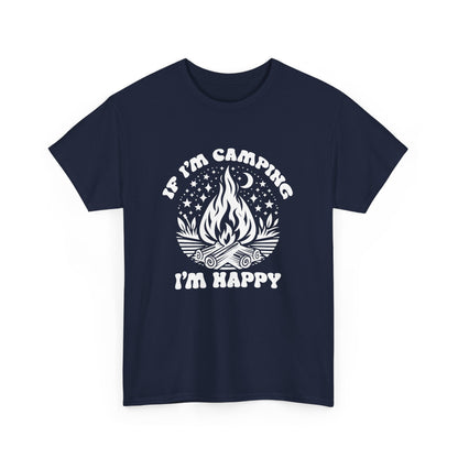 Camper Hiker Scout Camping Hiking Mountains Forest Vintage Gift Unisex T-Shirt