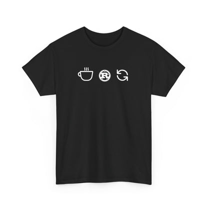 Rust Programming Logo Distressed Vintage Letter R Gift Unisex T-Shirt