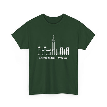 Canada Ottawa Canada Centre Block Canadians Tourists Tourism Gift Unisex T-Shirt