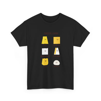Cute Cheese Guide for People Who Love Cheeses Chef Cook Food Gift Unisex T-Shirt