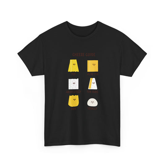 Cute Cheese Guide for People Who Love Cheeses Chef Cook Food Gift Unisex T-Shirt