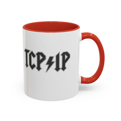 Funny Network Engineer Cybersecurity IT Support TCP IP Coder Mug