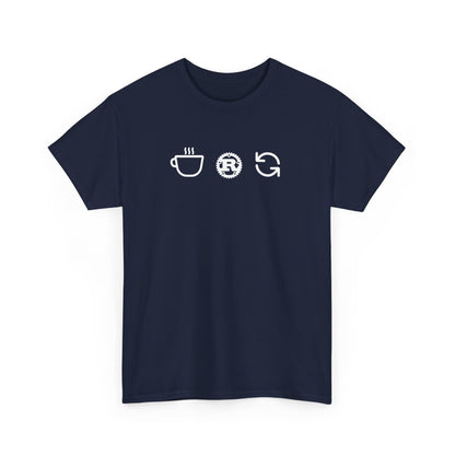 Rust Programming Logo Distressed Vintage Letter R Gift Unisex T-Shirt