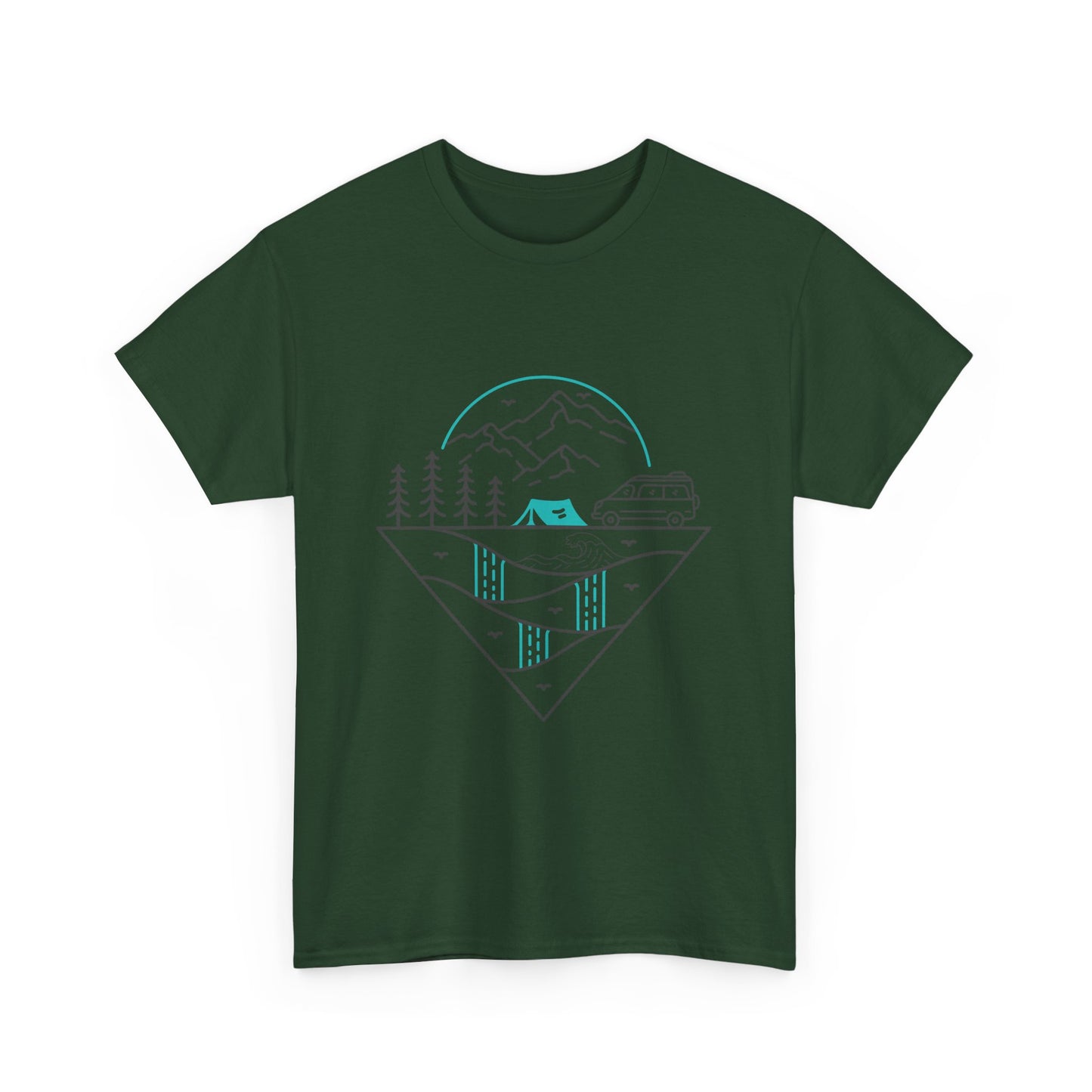 Camping Scouts Mountain Hiking Forest Campers Adventure Gift Unisex T-Shirt