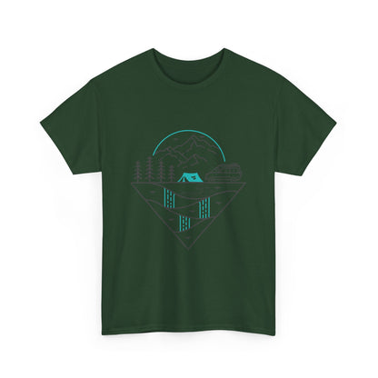 Camping Scouts Mountain Hiking Forest Campers Adventure Gift Unisex T-Shirt