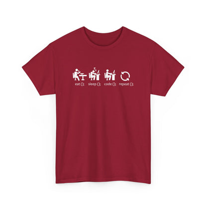Eat Sleep Code Repeat - Funny Software Engineer Coding  Gift Unisex T-Shirt