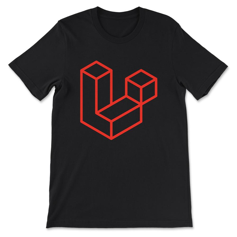 laravel logo Gift Tee - Unisex T-Shirt - Black