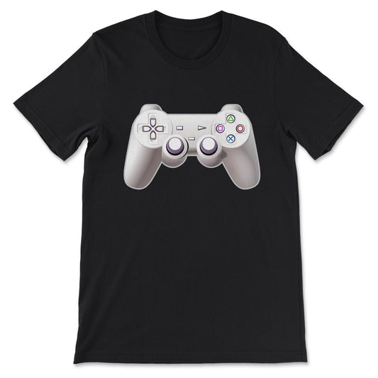 Done - Play Station Game Controller Gamer Retro Video Console Nerd - Black
