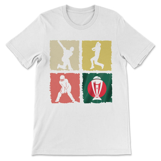 India - India Cricket - Support India Cricket for World Cup Gift Tee - White