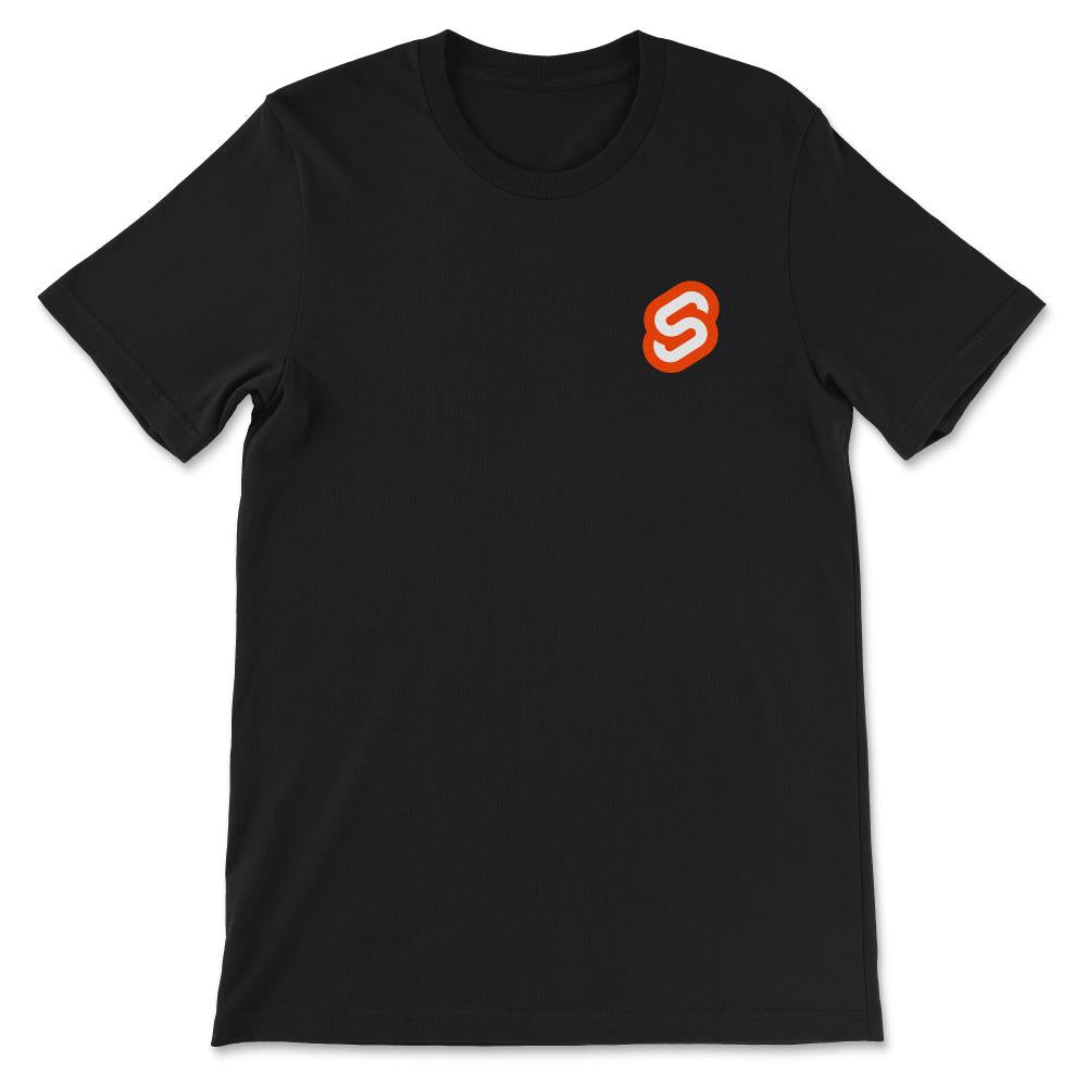 Svelete Programming Pocket Logo Shirt 1 Gift Tee - Unisex T-Shirt - Black