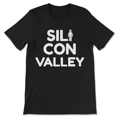 Sili con valley Gift Tee - Unisex T-Shirt - Black