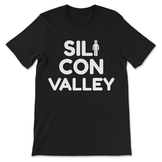 Sili con valley Gift Tee - Unisex T-Shirt - Black