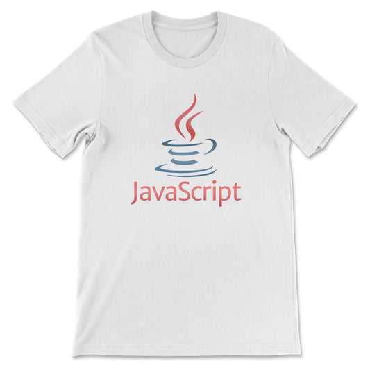 Javascript Java Parody Shirt Gift Tee - Unisex T-Shirt - White