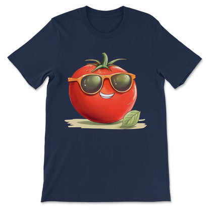 Tomato Gardening Gardener Vegan Fruit Vegetable Tomatoes Fun Gift Tee - Navy