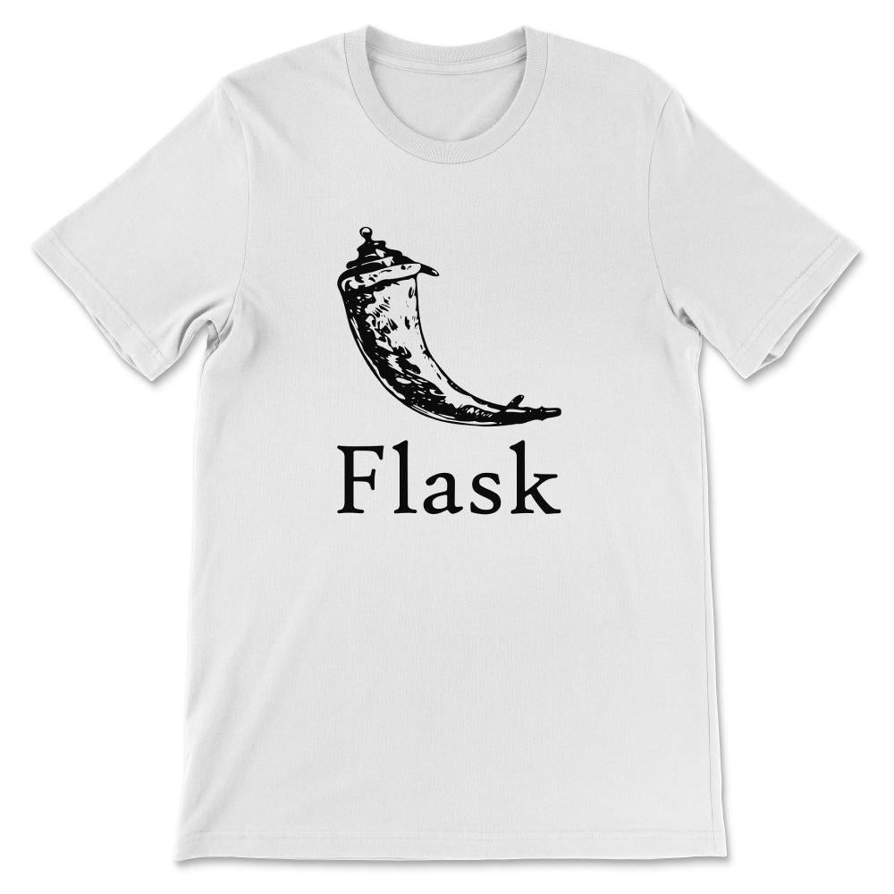 Flask logo Gift Tee - Unisex T-Shirt - White