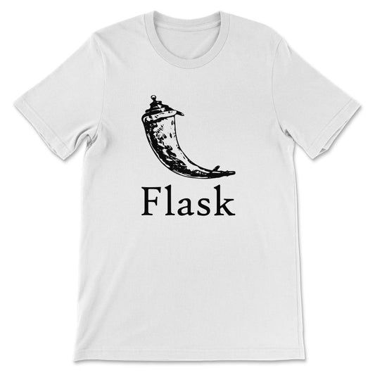 Flask logo Gift Tee - Unisex T-Shirt - White