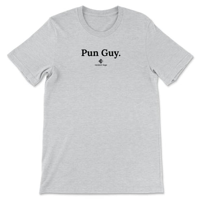 Pun Guy is Fun Guy - Funny Dad Uncle Dad Joke Birthday Gift Gift Tee - Ash