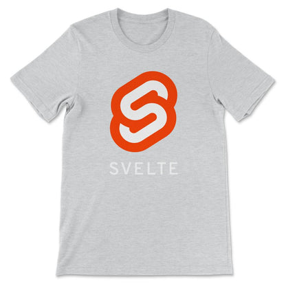 Svelete Logo Design For Programmers Who Like Svelete Gift Tee - - Ash