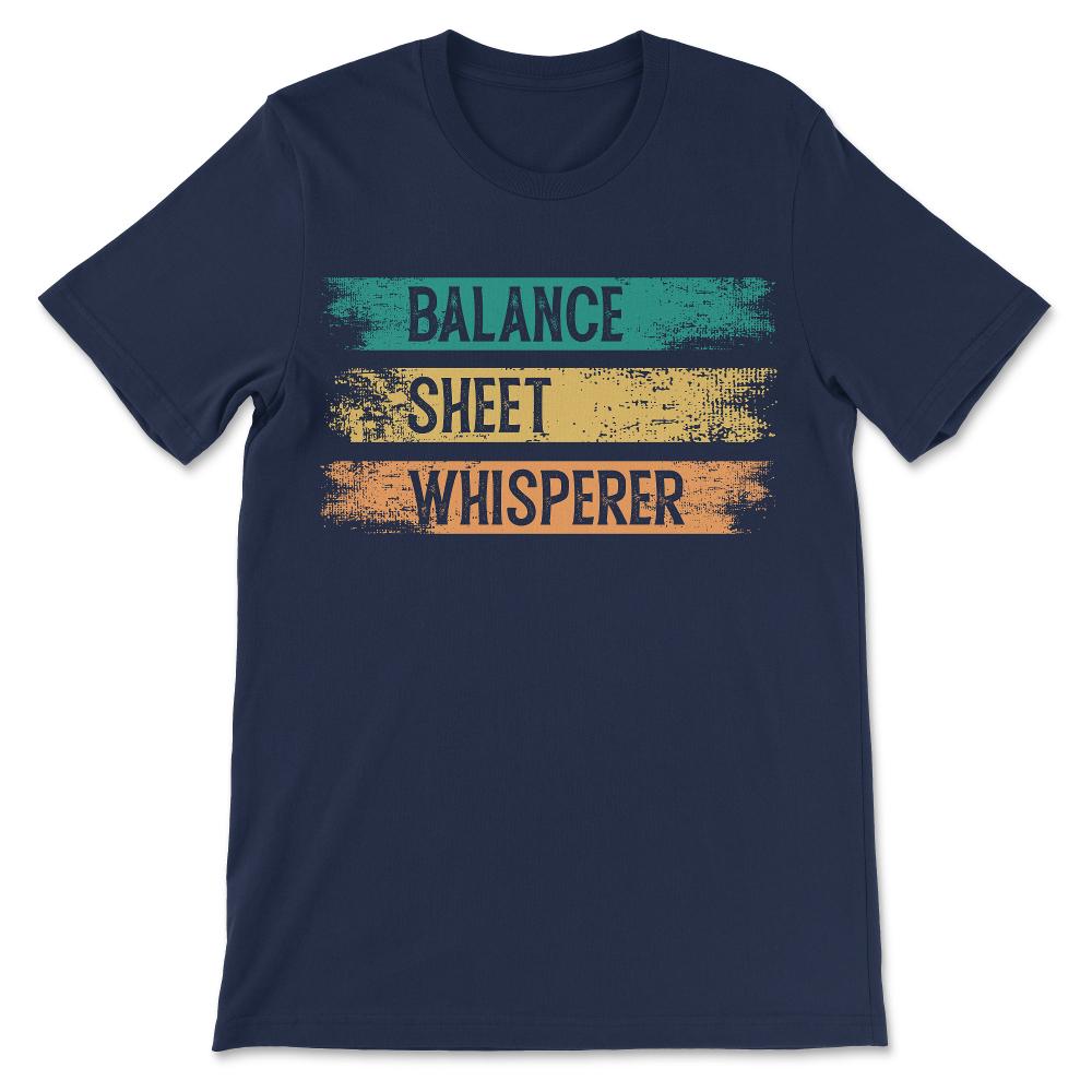 blance sheet Gift Tee - Unisex T-Shirt - Navy