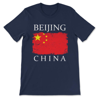 Beijing China Flag Capital China Beijing Tourist China Tourist Gift - Navy