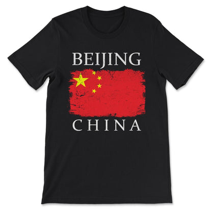 Beijing China Flag Capital China Beijing Tourist China Tourist Gift - Black