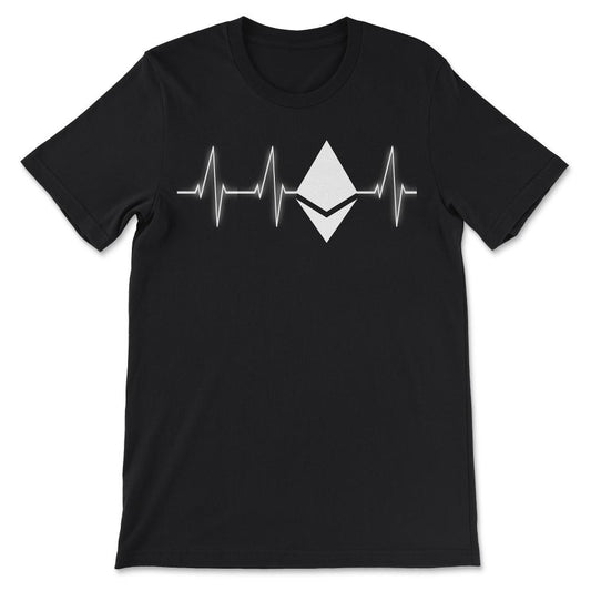 Ethereum Logo ETH Coin Crypto Bitcoin Trader Miner Gift Gift Tee - - Black