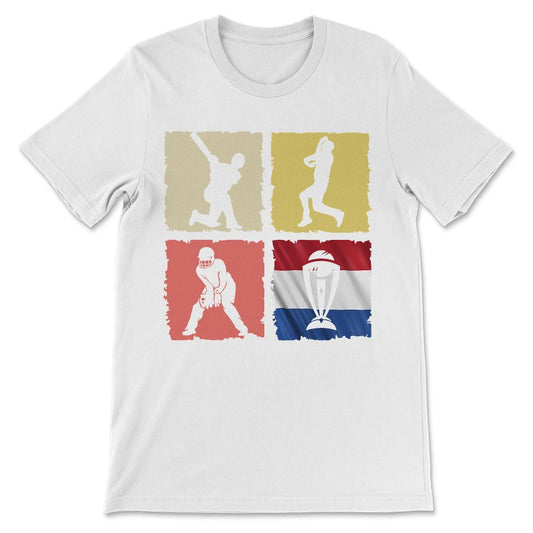 India - India Cricket - Support India Cricket for World Cup Gift Tee - White