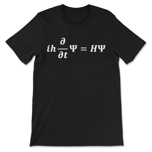 Schrodinger’s Equation Physicist Math Teacher Engineer formula Gift - Black