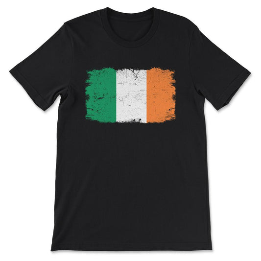 Ireland Country Flag Ireland Tourist Ireland Country Team Gift Tee - - Black