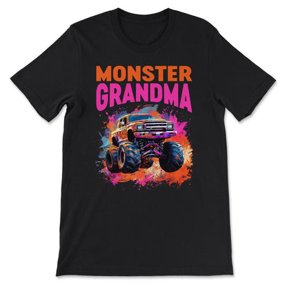 Done - Monster Truck Big Retro Race Dad Trucker Lover Jam Vintage - Black