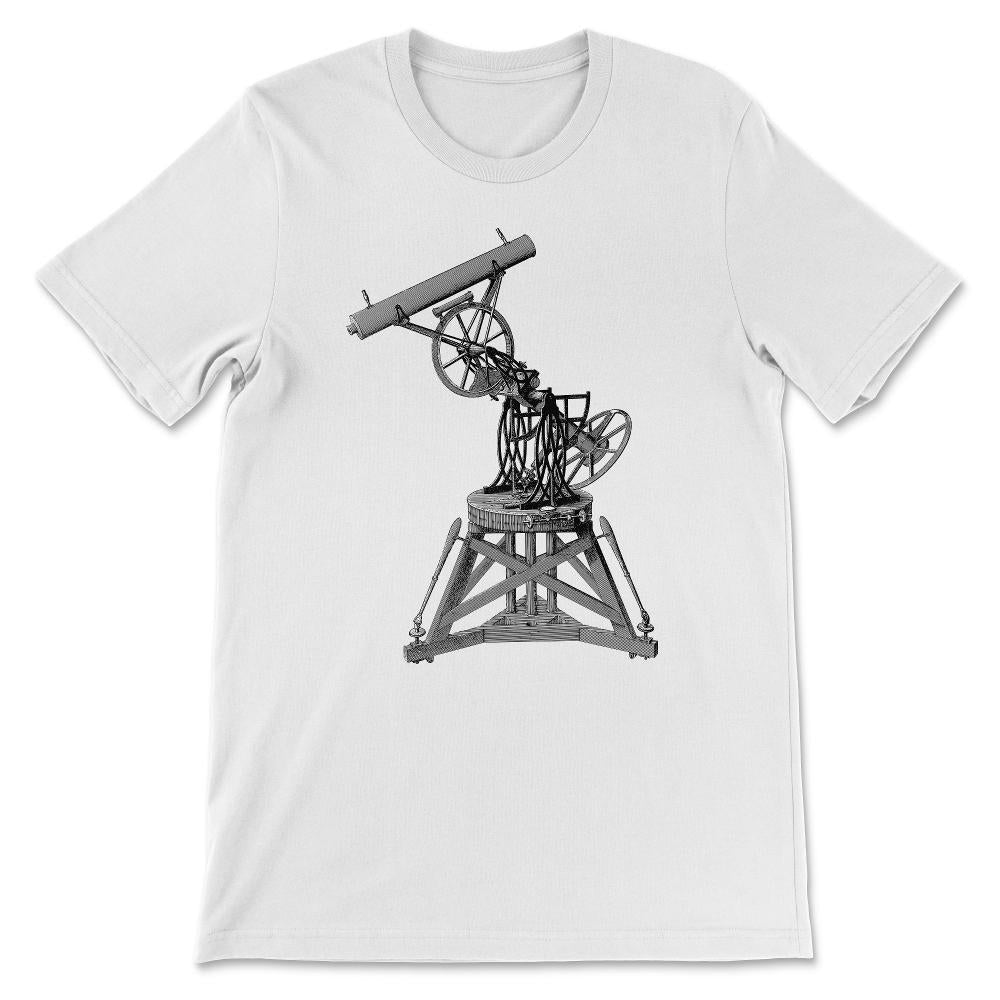 Vintage Telescope Shirt 1 Gift Tee - Unisex T-Shirt - White