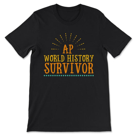 ap world history Gift Tee - Unisex T-Shirt - Black
