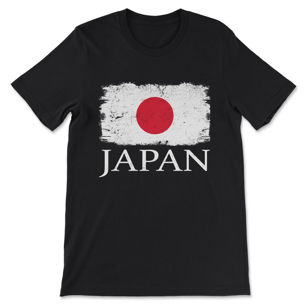 Japan Country Flag Japan Tourist Japan Country Team Gift Tee - Unisex - Black