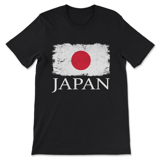 Japan Country Flag Japan Tourist Japan Country Team Gift Tee - Unisex - Black