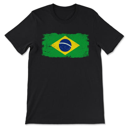 Brazil Country Flag Brazil Tourist Brazil Country Team Gift Tee - - Black