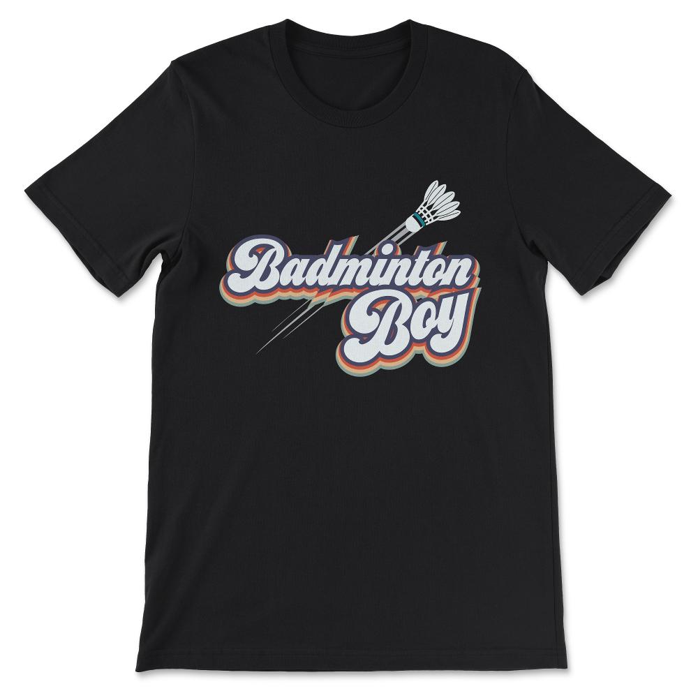 Badminton Boy Badminton Player Badminton Sports Athlete Gift Tee - - Black