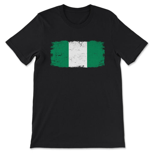 Nigeria Country Flag Nigeria Country Tourist Nigeria Team Gift Tee - - Black