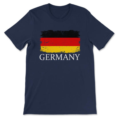 Germany Country Flag Germany Tourist Flag Germany Team Flag Gift Tee - Navy