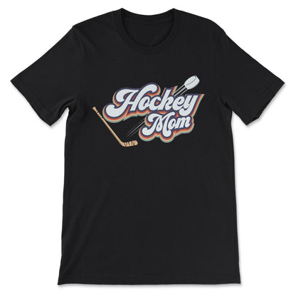 Ice Hockey Mom Ice Hockey Woman Ice Hockey Mother Coach Gift Tee - - Black